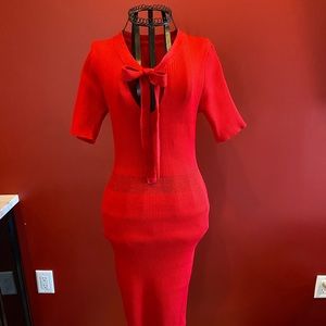 NWT boutique red dress